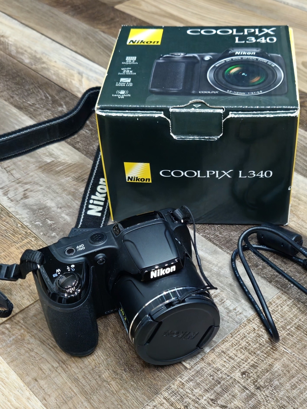 Nikon COOLPIX L340 Digital Camera - Black